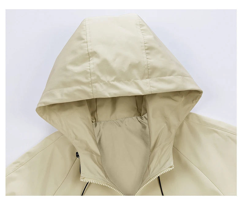 Windbreaker Half Zipper Hiking  Jacket ,  - Streetwear Jacket - Slick Street