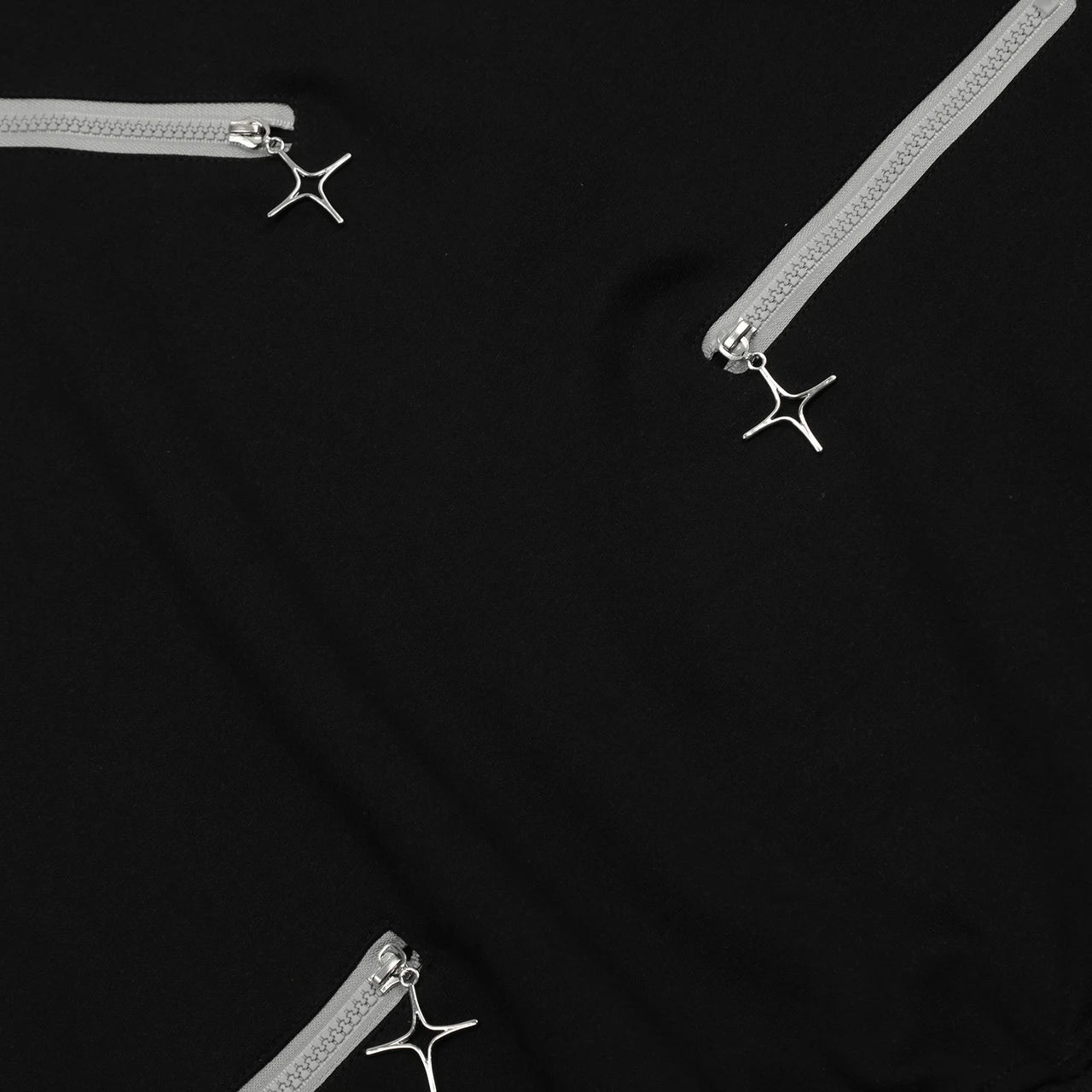 Double Neckline Multi Zipper Style Hoodie ,  - Streetwear Hoodie - Slick Street