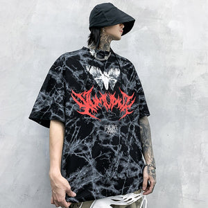 Butterfly Art Tie Die Long T-Shirt ,  - Streetwear T-Shirt - Slick Street