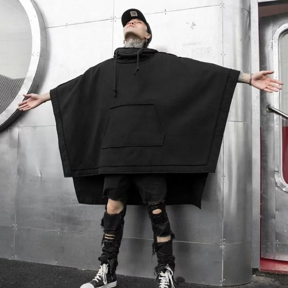 BLVCK Loose Hoodie Black, XXS - Streetwear Hoodie - Slick Street