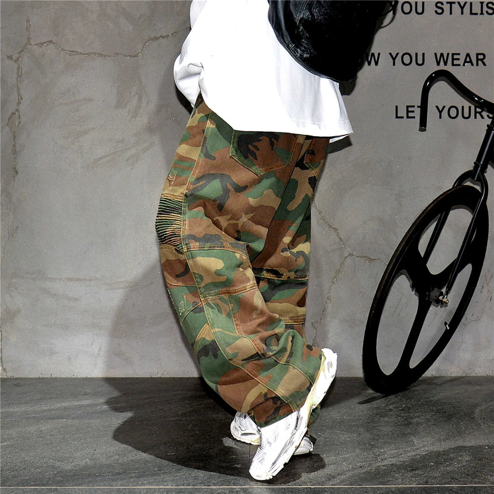 MA2 Camo Pants , - Streetwear Pants - Slick Street