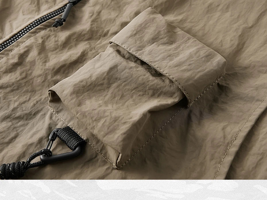 Multi Vest Pockets Two Pieces T-Shirt , - Streetwear T-Shirts - Slick Street