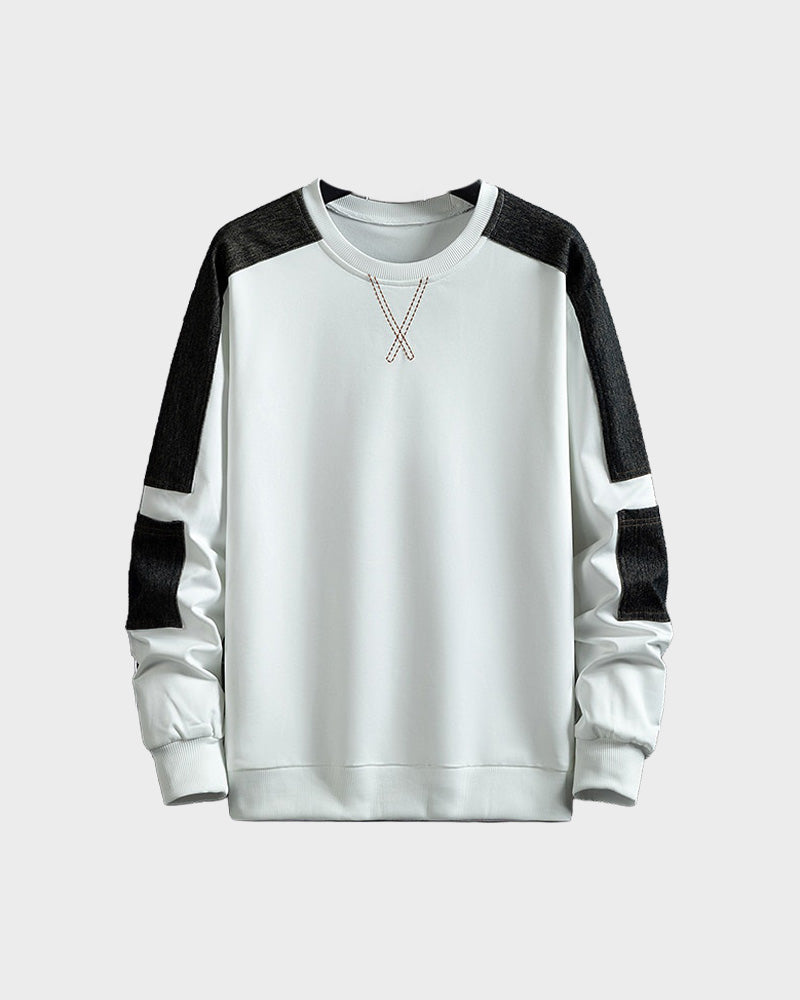 Street Classic V Crewneck Sweatshirt , - Streetwear Sweatshirts - Slick Street
