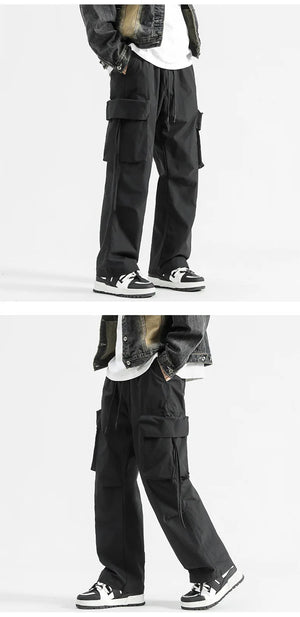 Y2K Streetwear Harem Straight Leg Pants ,  - Streetwear Pants - Slick Street