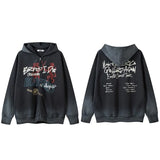 Make America Go Hard Again Graffiti Zipper Hoodie Dark Grey, XXS - Streetwear Hoodie - Slick Street