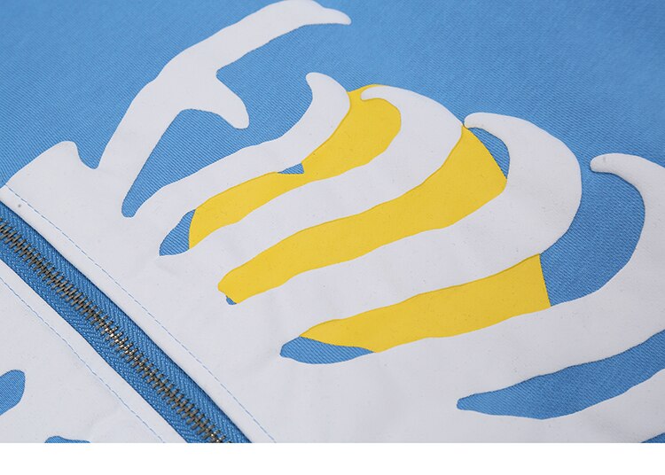 VERBLEE Rib Cage Graphic Zipper Hoodie ,  - Streetwear Hoodie - Slick Street