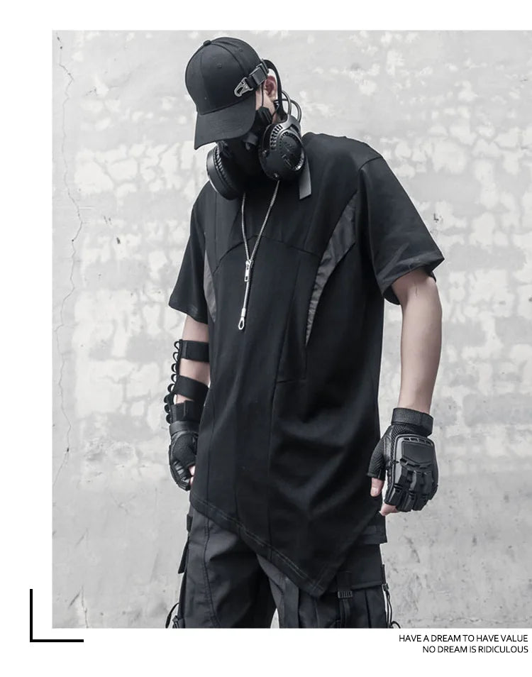 Onyx AZ23 Techwear T-Shirt , - Streetwear T-Shirts - Slick Street