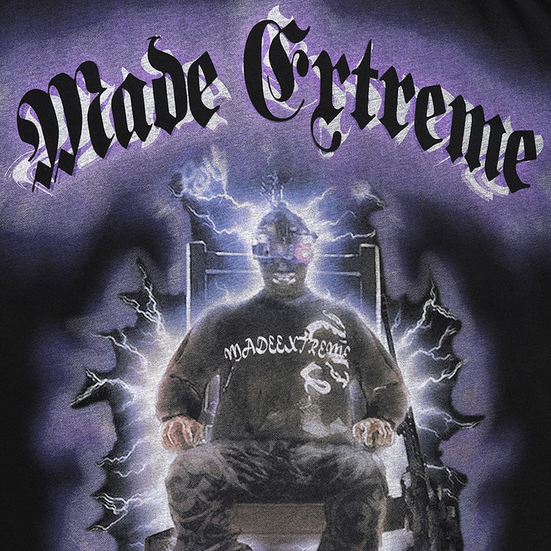 MADE EXTREME Electrify Polygraphy Loose T-Shirt , - Streetwear T-Shirts - Slick Street
