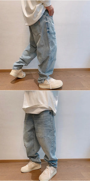 Denim Ripped Coin Pocket Jeans , - Streetwear Jeans - Slick Street