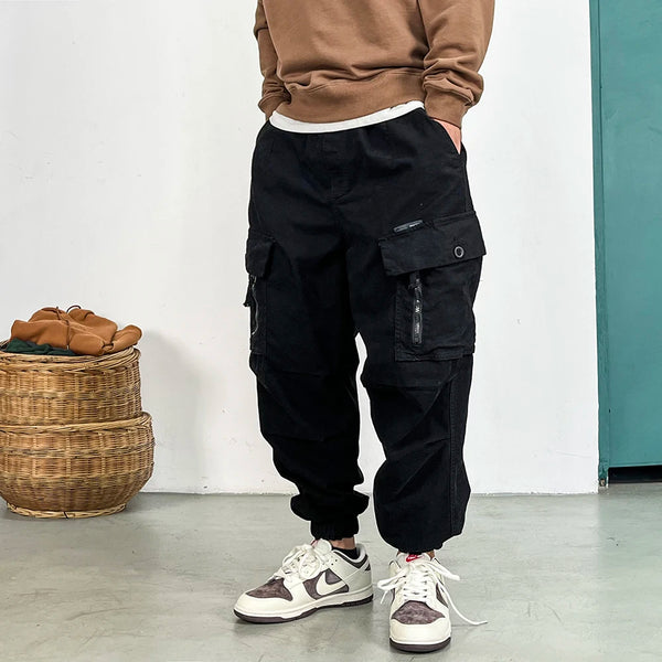 Desert Storm Cargo Pants Black, XXS - Streetwear Cargo Pants - Slick Street