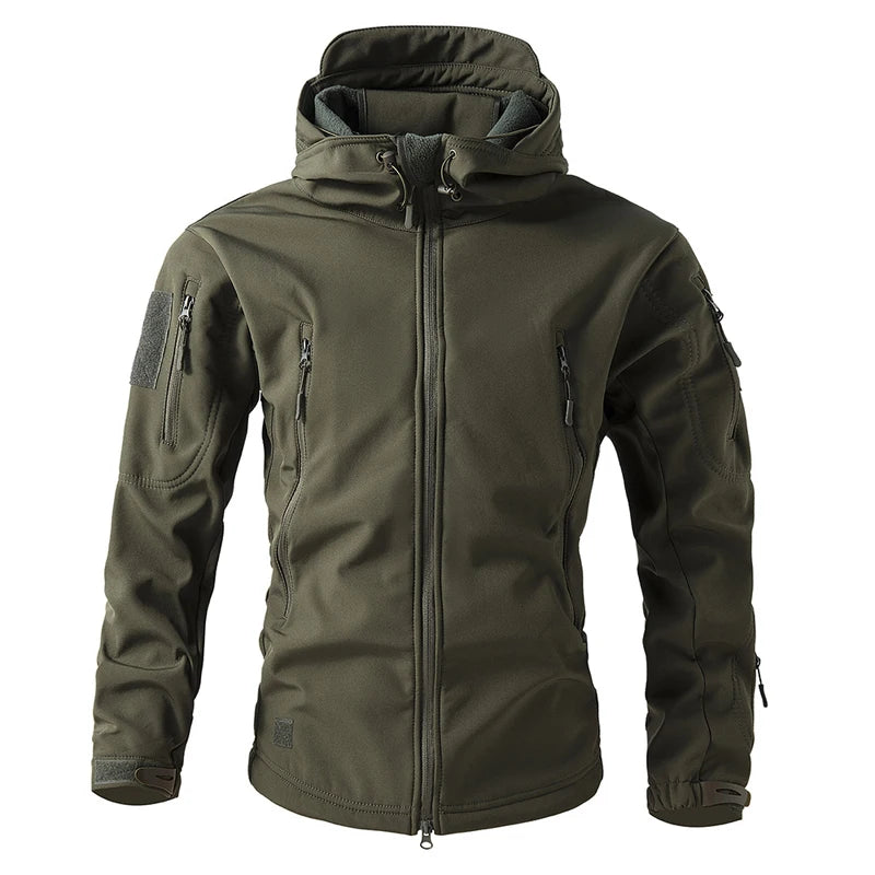 Mountain Runner Lightweight Jacket Army Green, S - Streetwear Jacket - Slick Street