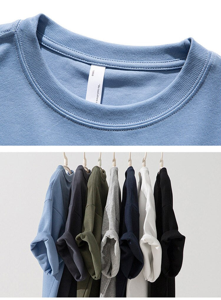 We lead, others copy© Casual Solid T-Shirt , - Streetwear T-Shirts - Slick Street