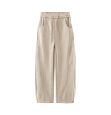 Smoky Tie-dye Straight Leg Pants XS, Biege - Streetwear Pants - Slick Street