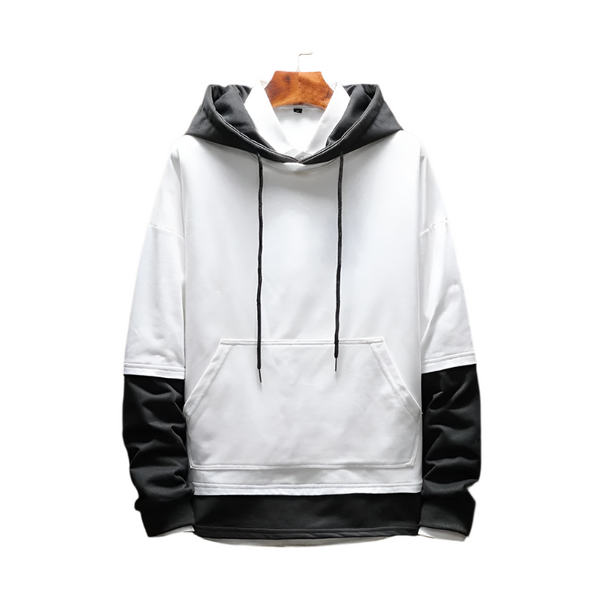 Color Block Pullover Hoodie