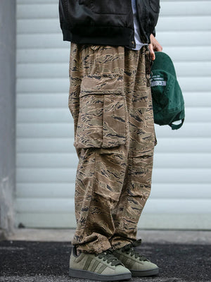 Camouflage Art Craft Cargo Pants , - Streetwear Pants - Slick Street