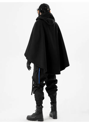 High Neck Cloak Two Piece Hoodie ,  - Streetwear Hoodie - Slick Street