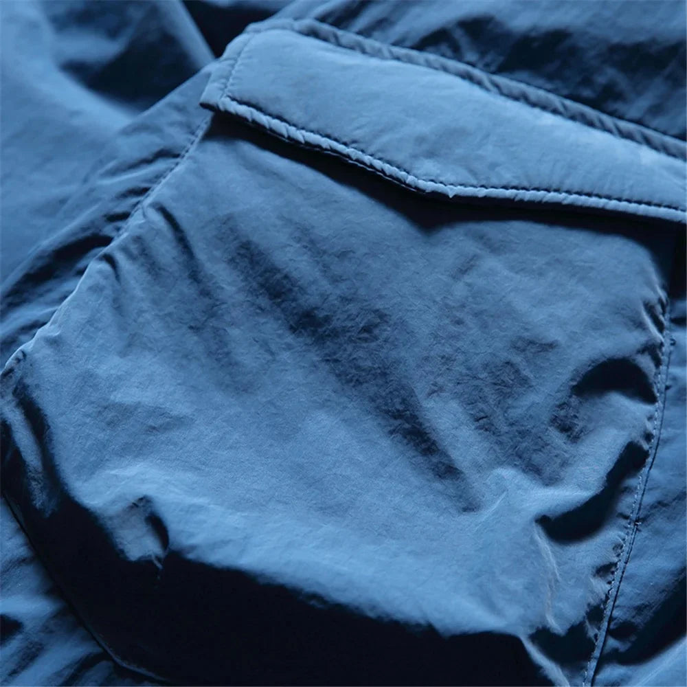 Lightweight Multi Pockets Zipper Jacket ,  - Streetwear Jacket - Slick Street