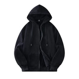 Drawstring Loose Fit Hoodie Black, XS - Streetwear Hoodie - Slick Street