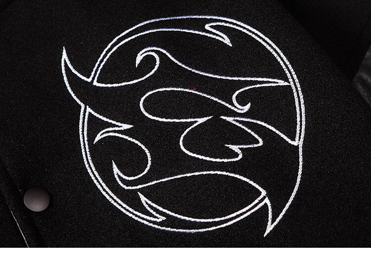 AESUAPRE Variant Symbol Button Up Jacket ,  - Streetwear Jacket - Slick Street