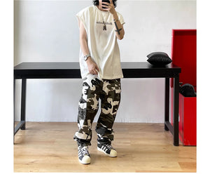 Snow X1 Camo Cargo Pants ,  - Streetwear Cargo Pants - Slick Street