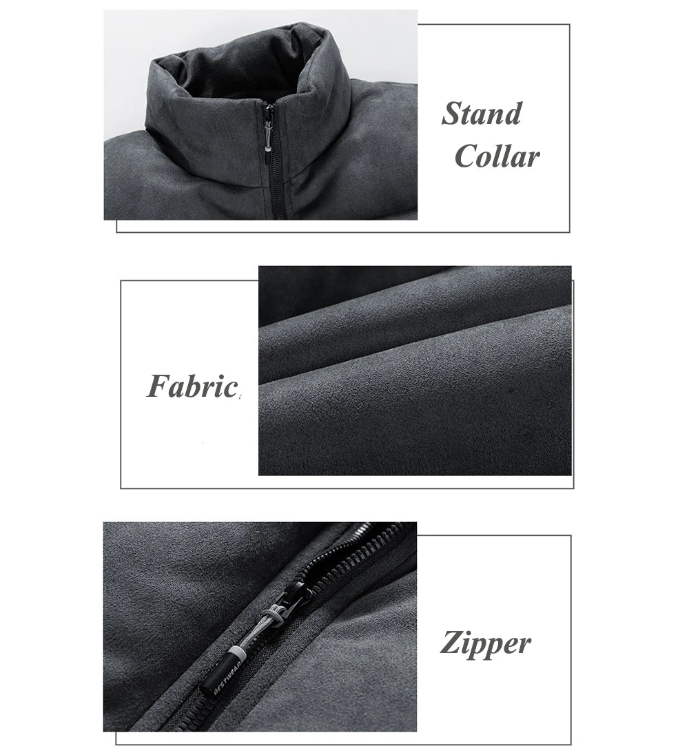 Dusky Color Padded Zipper Jacket ,  - Streetwear Jacket - Slick Street