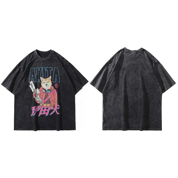 Akita Warrior Anime T-Shirt – Slick Street