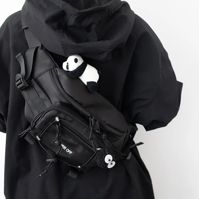 Power OFF Crossbody Bag , - Streetwear Bag - Slick Street