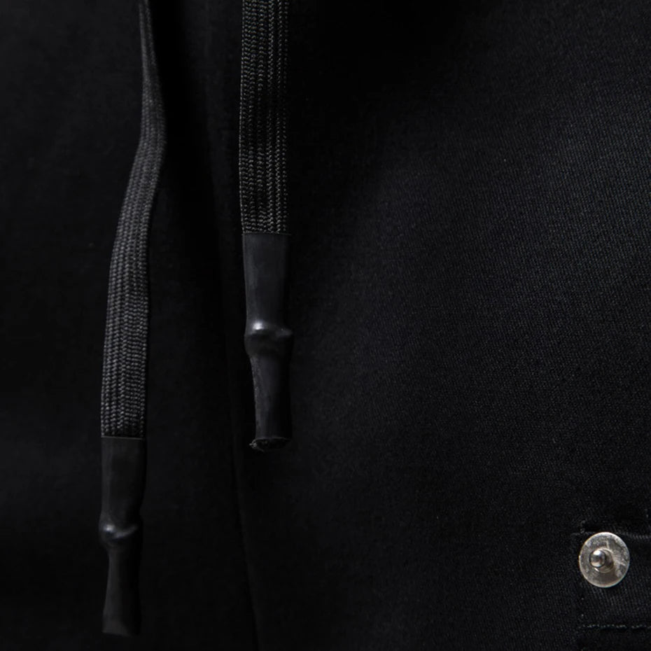 Black Multi Zipper Combat Cargo Pants , - Streetwear Cargo Pants - Slick Street