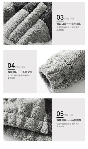 Color Block Standing Collar Sweater , - Streetwear Sweater - Slick Street