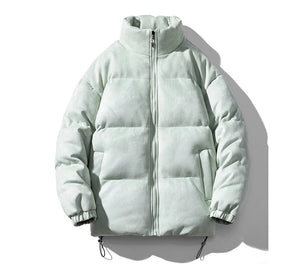 Dusky Color Padded Zipper Jacket ,  - Streetwear Jacket - Slick Street