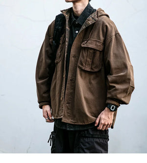 VX1 Hooded Jacket , - Streetwear Jackets - Slick Street