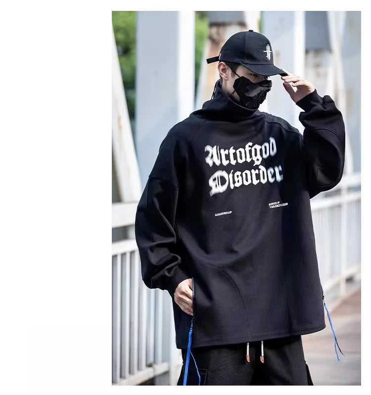 UrtofGod Disorder Turtleneck Sweatshirt ,  - Streetwear Sweatshirts - Slick Street