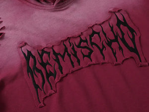 Distressed Tie-Dye Hoodie , - Streetwear Hoodie - Slick Street