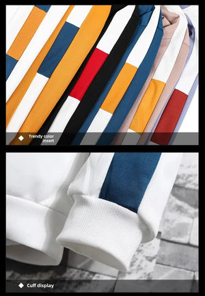 Color Block Reglan Long Sleeve Sweatshirt , - Streetwear Sweatshirts - Slick Street