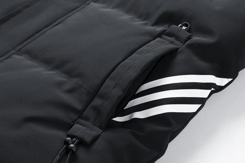 Padded Striped Vest Sleeveless Jacket ,  - Streetwear Jacket - Slick Street