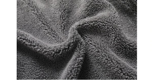 Neutral Color Button Up Fleece Jacket ,  - Streetwear Jacket - Slick Street