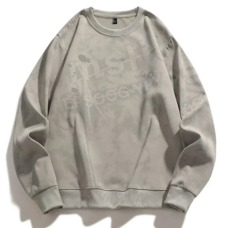 EPSOOG-YPY Loose Style Sweater Light Gray, XS - Streetwear Sweater - Slick Street