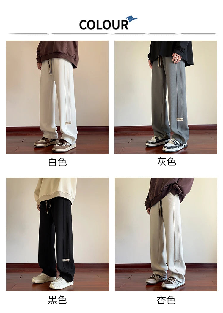 Straight Leg Corduroy Baggy Pant ,  - Streetwear Pants - Slick Street