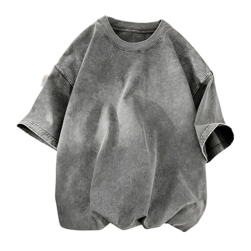 Gothic Washed Smoky Style T-Shirt , - Streetwear T-Shirt - Slick Street