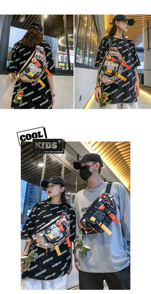 All Purpose Tie-Die Waist Bag , - Streetwear Bag - Slick Street