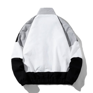 Achromatic Shade Plot Jacket ,  - Streetwear Jacket - Slick Street
