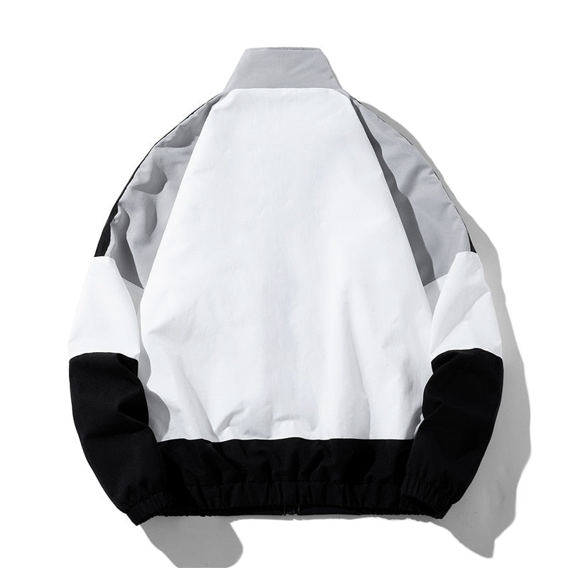 Achromatic Shade Plot Jacket ,  - Streetwear Jacket - Slick Street