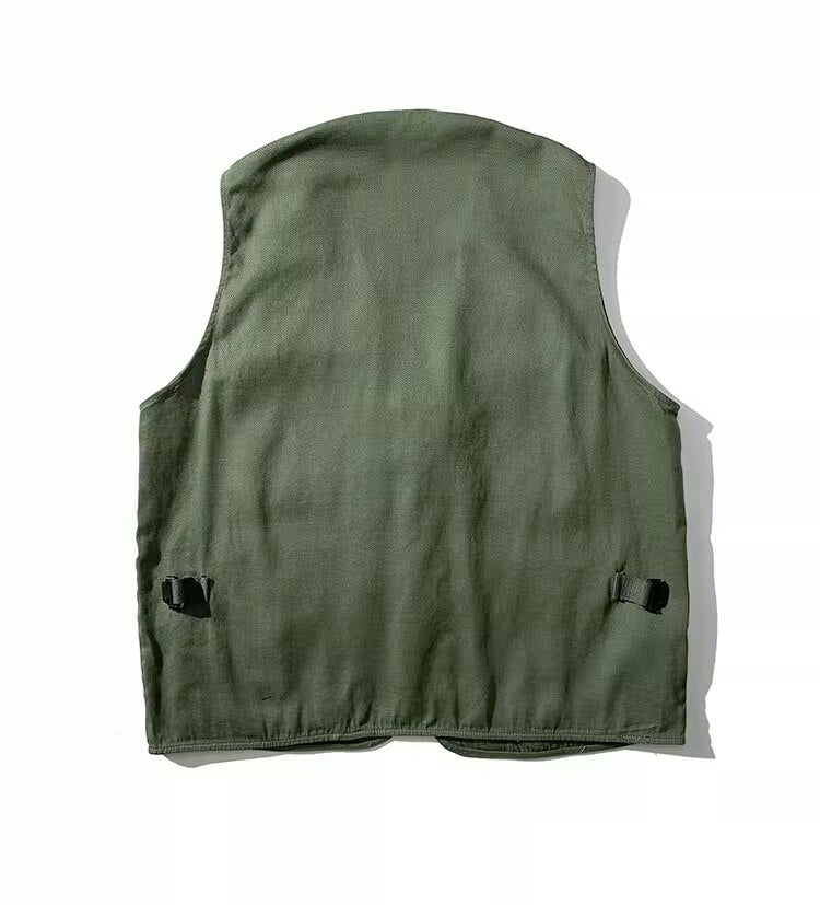 トップス bukht crazy fisherman vest Multi-Pockets Fishing Vest Camping – Slick Street