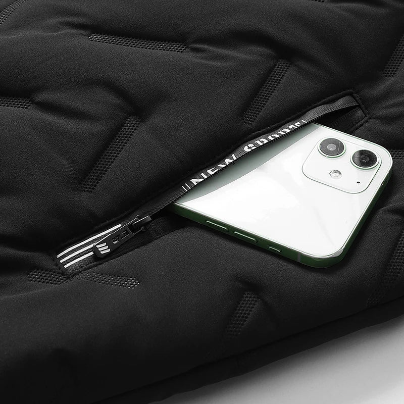 Dark Color Elastic Waist Jacket , - Streetwear Jacket - Slick Street