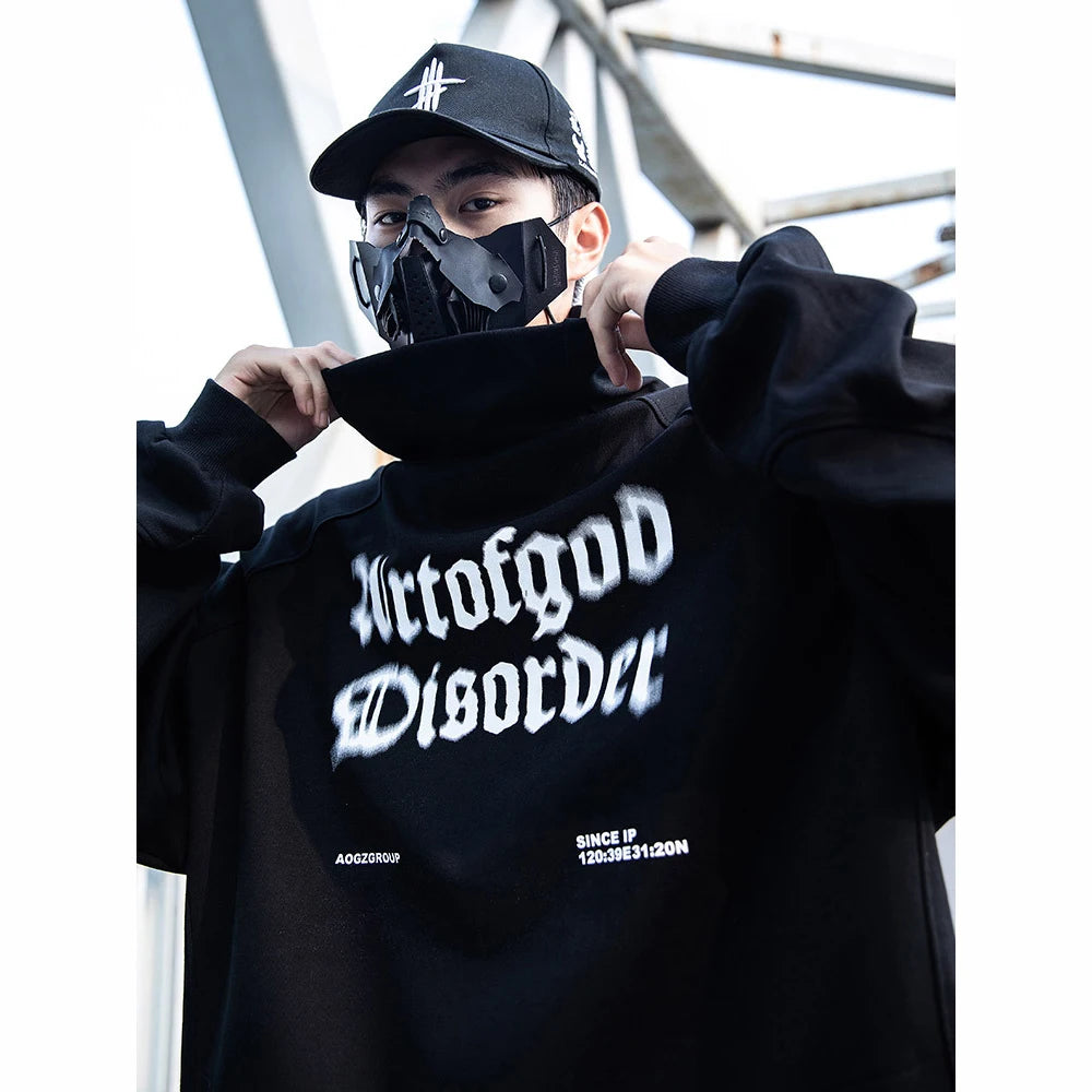 UrtofGod Disorder Turtleneck Sweatshirt ,  - Streetwear Sweatshirts - Slick Street