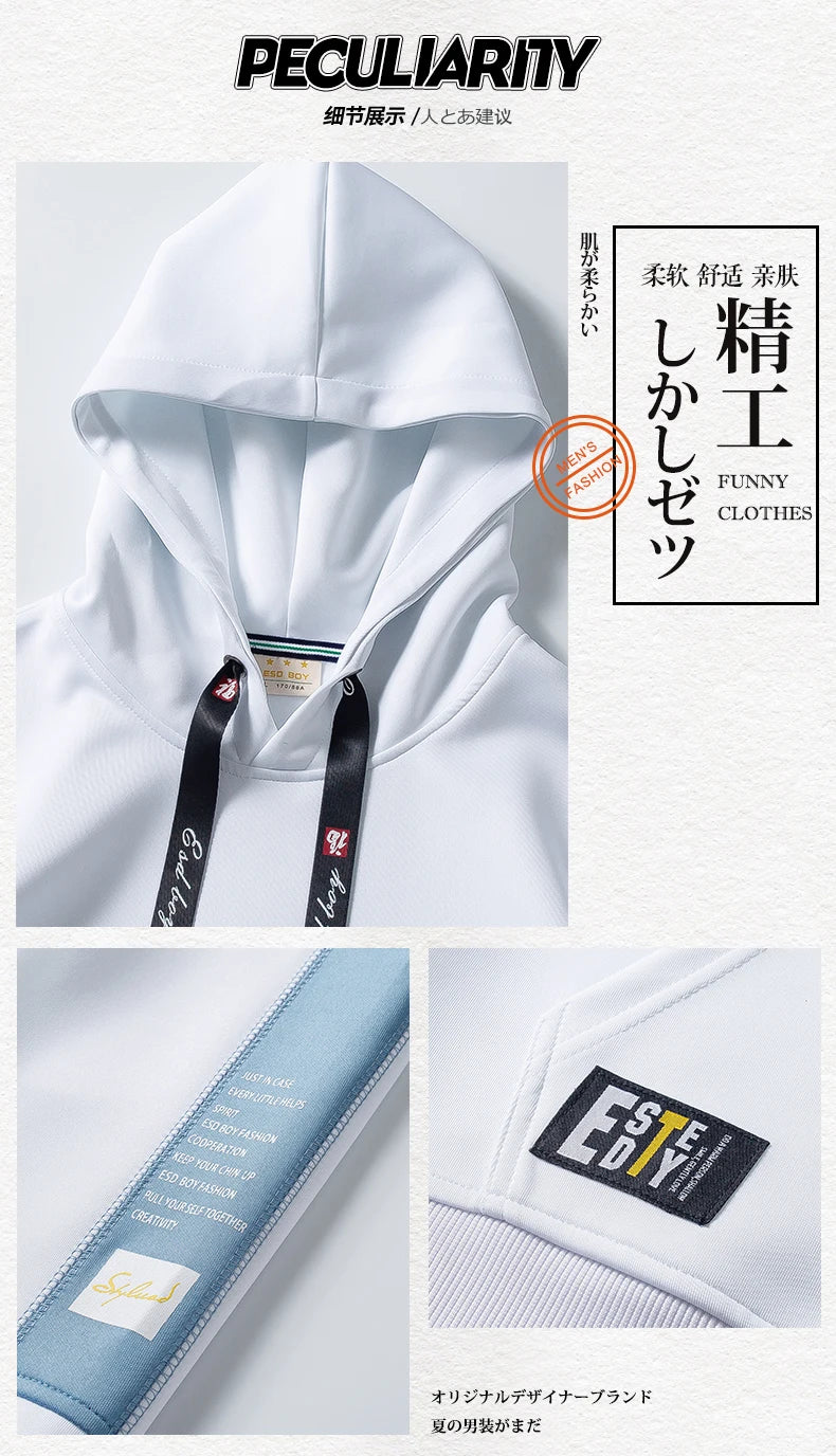 Double V Shape Pullover Hoodie , - Streetwear Hoodie - Slick Street