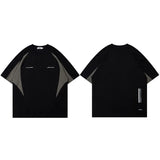 Casual Sport Style Oversized T-Shirt Black, S - Streetwear T-Shirt - Slick Street