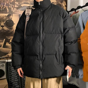 Puffer Mandarin Collar With Puff Sleeves Jacket ,  - Streetwear Jacket - Slick Street