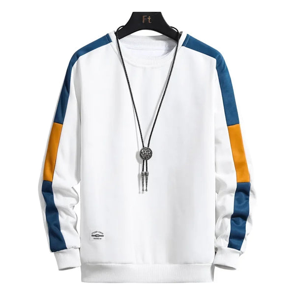 Color Block Reglan Long Sleeve Sweatshirt , - Streetwear Sweatshirts - Slick Street