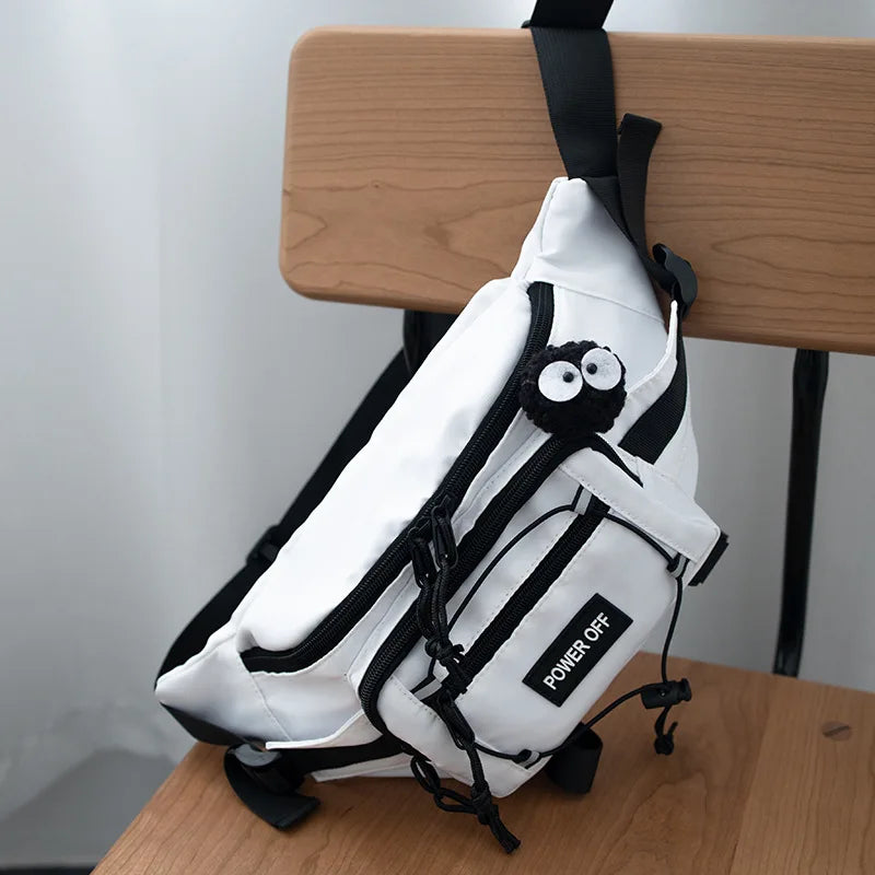 Power OFF Crossbody Bag , - Streetwear Bag - Slick Street